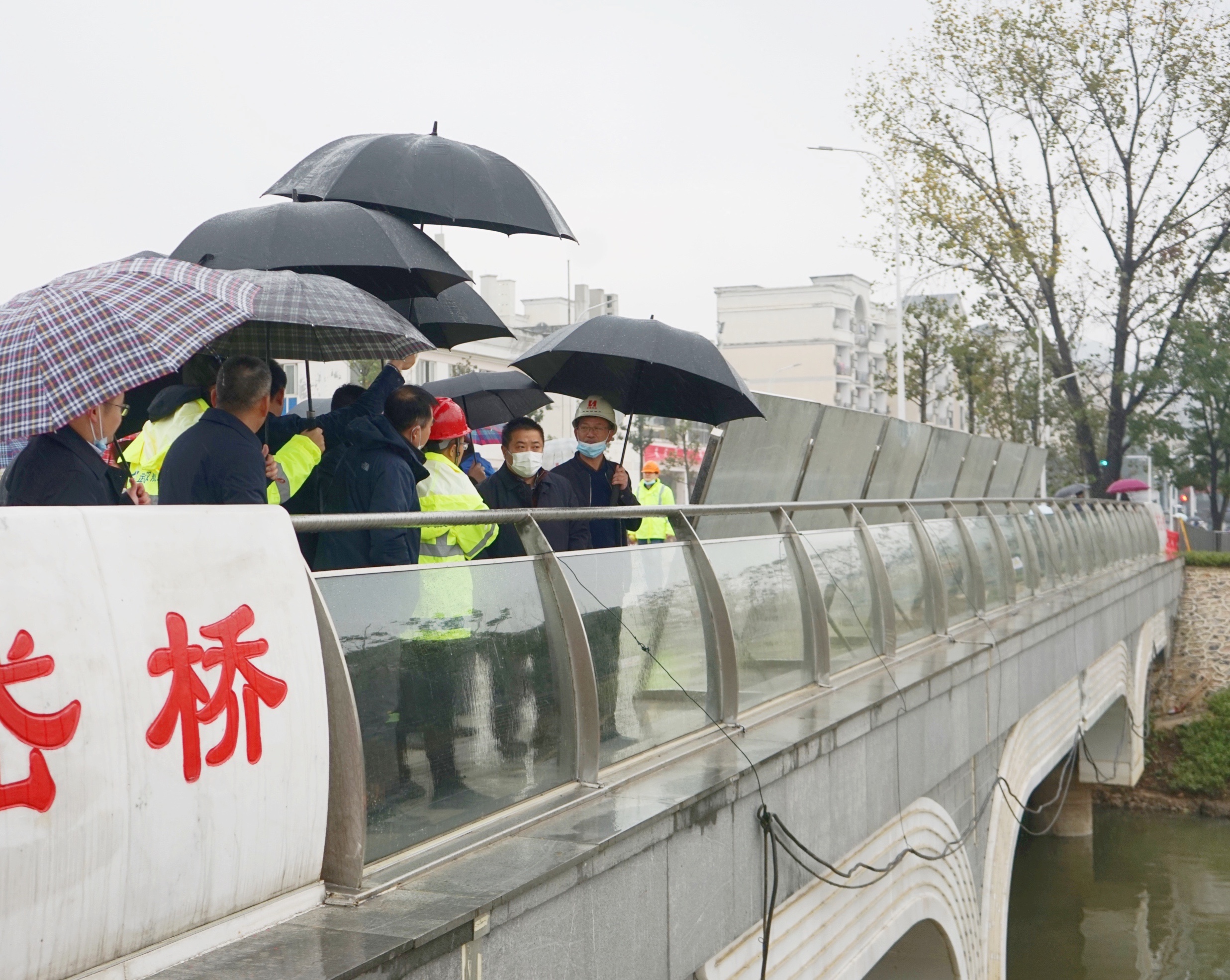 武漢生態(tài)環(huán)境投資發(fā)展集團(tuán)董事長(zhǎng)胡承啟帶隊(duì)實(shí)地調(diào)研湖溪河綜合治理工程1.jpg